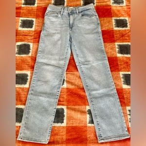 Levi’s 724 High Rise Straight Crop Jeans, Size 27